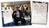 Caricaturist for holiday, corporate RAO UES of Russia